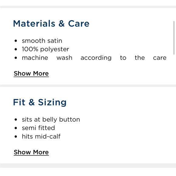 Old Navy high waisted satin mid slip skirt - Picture 4 of 5